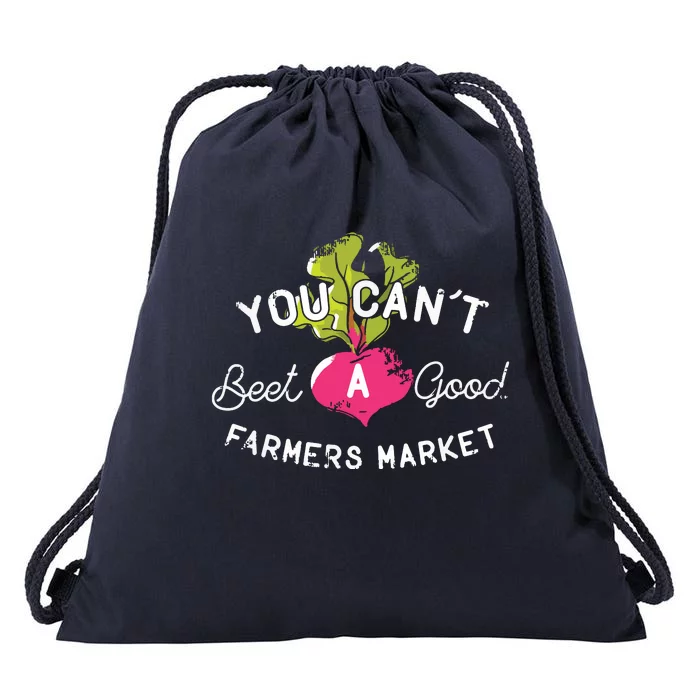 You Cant Beet A Good Farmers Market Rural Country Drawstring Bag