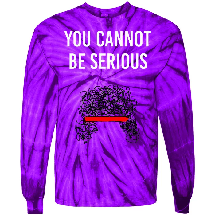 You Cannot Be Serious John Mcenroe Tie-Dye Long Sleeve Shirt