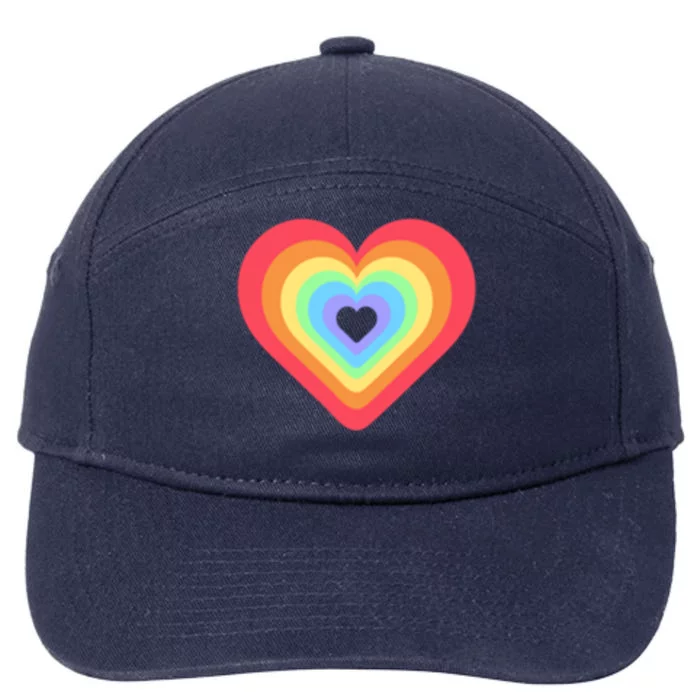 You Can Be Yourself With Me Lgbtq Ally Front And Back Print Great Gift 7-Panel Snapback Hat