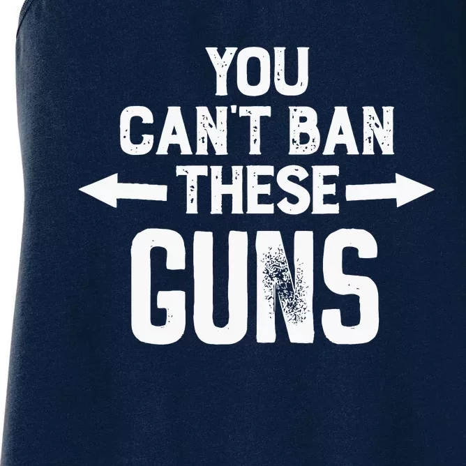 You Cant Ban These Guns Women's Racerback Tank