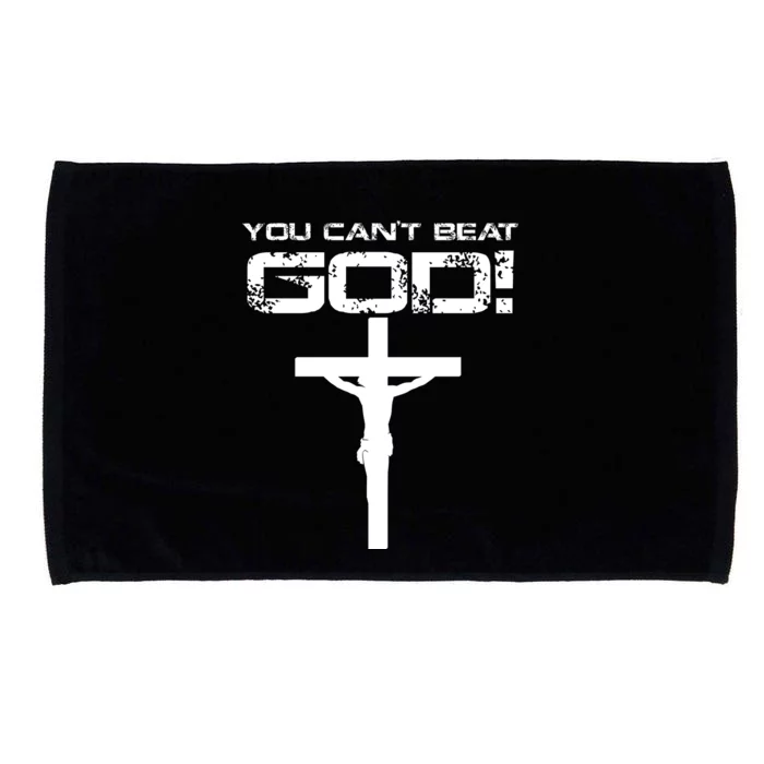 You Can't Beat God Microfiber Hand Towel