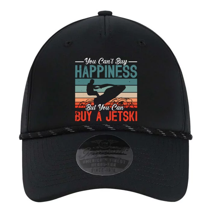 You Cant Buy Happiness Retro Jetski Water Sports Jet Skiing Cute Gift Performance The Dyno Cap