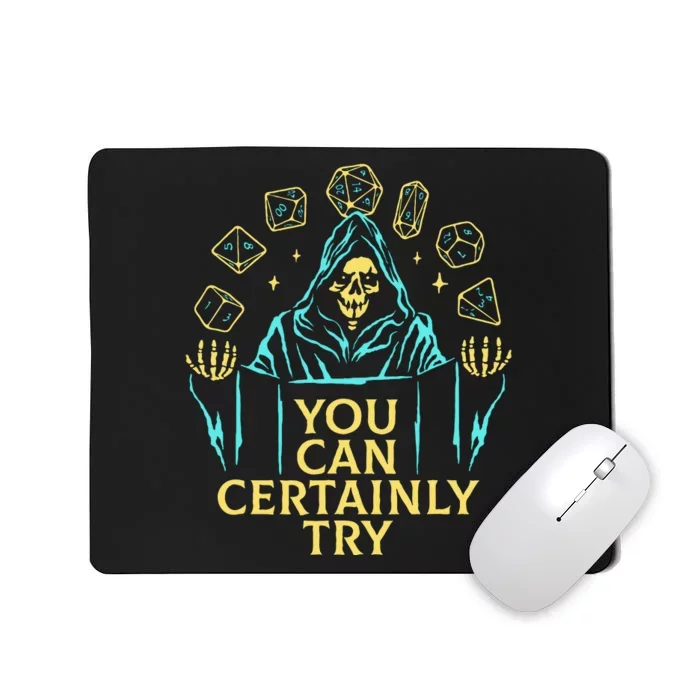 You Can Certainly Try Funny Skeleton Mousepad