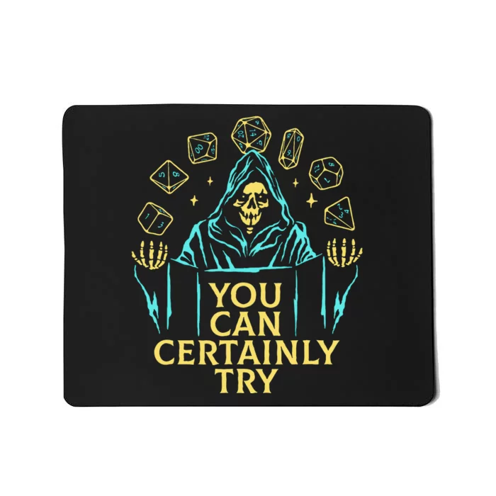 You Can Certainly Try Funny Skeleton Mousepad