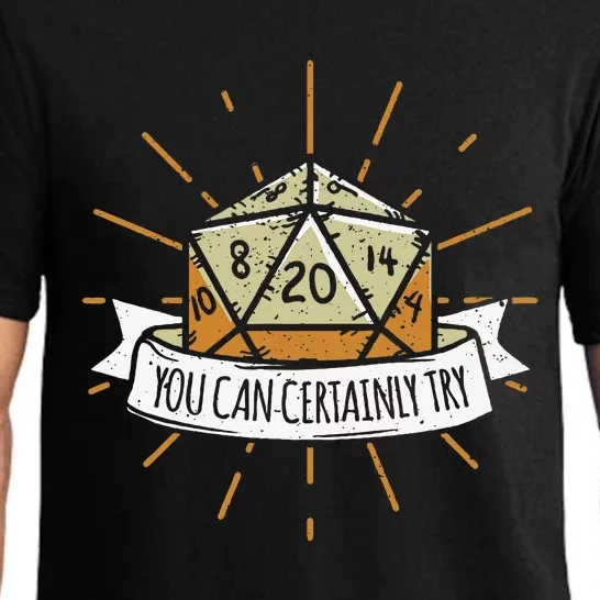 You Can Certainly Try Dragon Dice Wizard Gamer Pajama Set