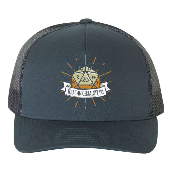 You Can Certainly Try Dragon Dice Wizard Gamer Yupoong Adult 5-Panel Trucker Hat