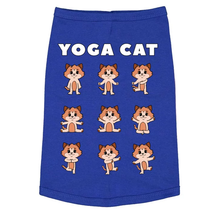 Yoga Cat Cute Animals Funny Gift Doggie Tank