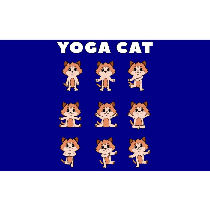 Yoga Cat Cute Animals Funny Gift Bumper Sticker