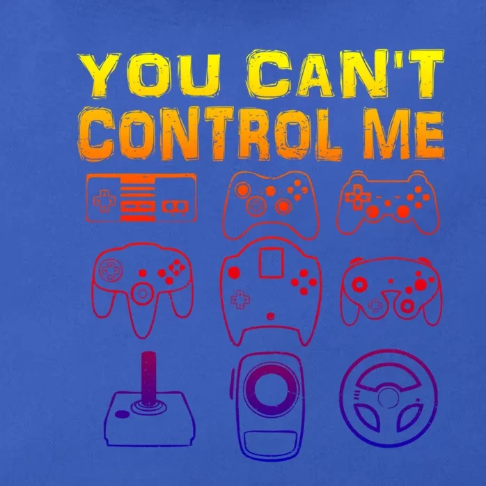 You Can't Control Me Funny Video Game Player Gaming Graphic Gift Zip Tote Bag