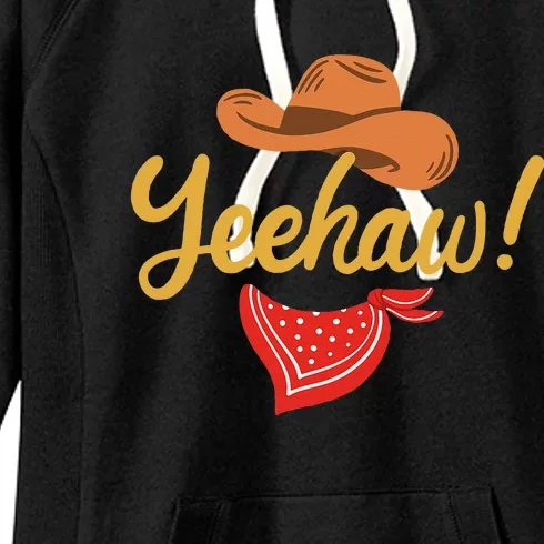 Yeehaw Cowboy Cowgirl Western Country Rodeo Women's Fleece Hoodie