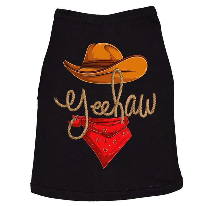 Yeehaw Cowboy Cowgirl Western Country Rodeo YeeHaw Doggie Tank