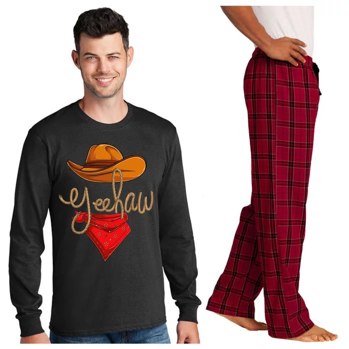 Yeehaw Cowboy Cowgirl Western Country Rodeo YeeHaw Long Sleeve Pajama Set