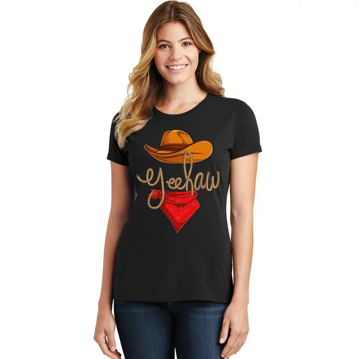 Yeehaw Cowboy Cowgirl Western Country Rodeo YeeHaw Women's T-Shirt