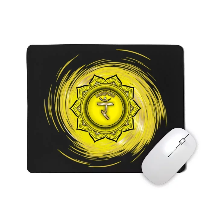 Yellow Chakra Chakras System Gold Series Mousepad