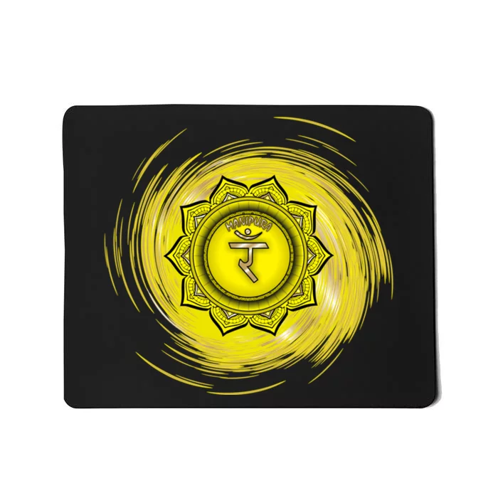 Yellow Chakra Chakras System Gold Series Mousepad