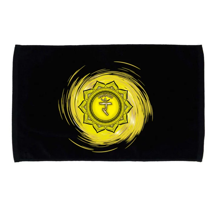 Yellow Chakra Chakras System Gold Series Microfiber Hand Towel