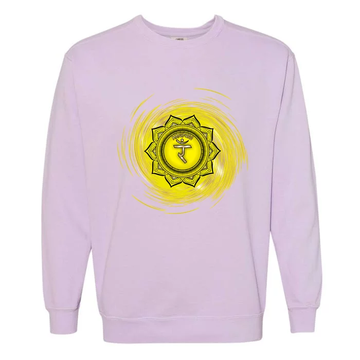 Yellow Chakra Chakras System Gold Series Garment-Dyed Sweatshirt