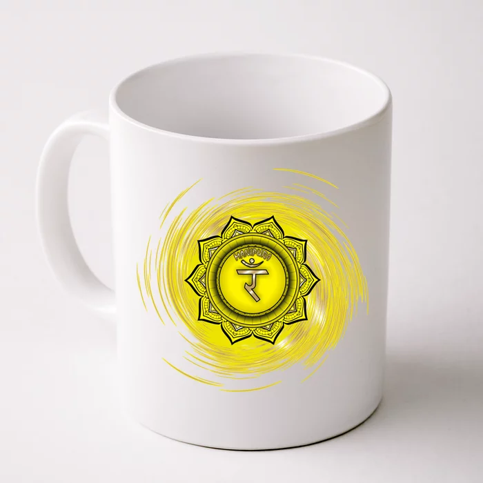 Yellow Chakra Chakras System Gold Series Front & Back Coffee Mug