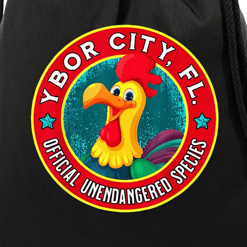 Ybor City Chicken Unendangered Species Souvenir Drawstring Bag