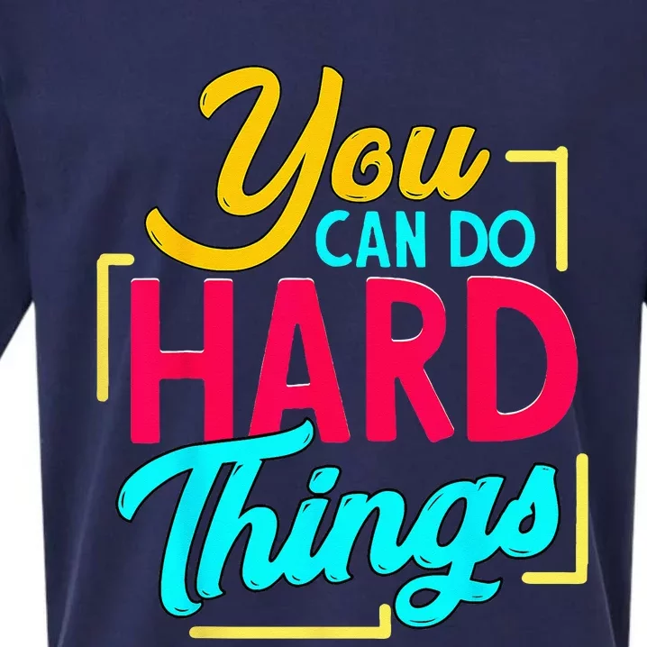 You Can Do Hard Things Sueded Cloud Jersey T-Shirt