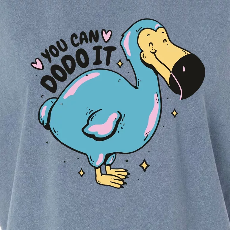 You Can Dodo It Funny Bird Motivational Garment-Dyed Women's Muscle Tee