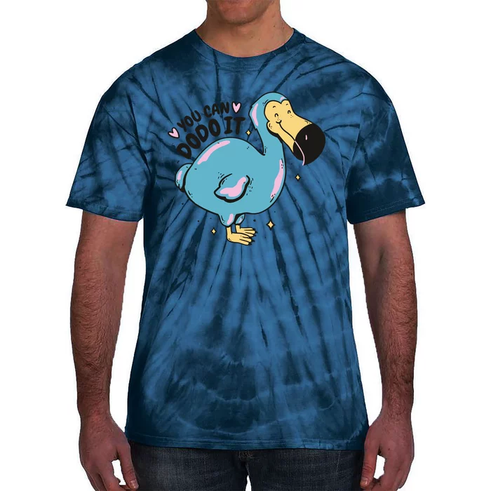 You Can Dodo It Funny Bird Motivational Tie-Dye T-Shirt