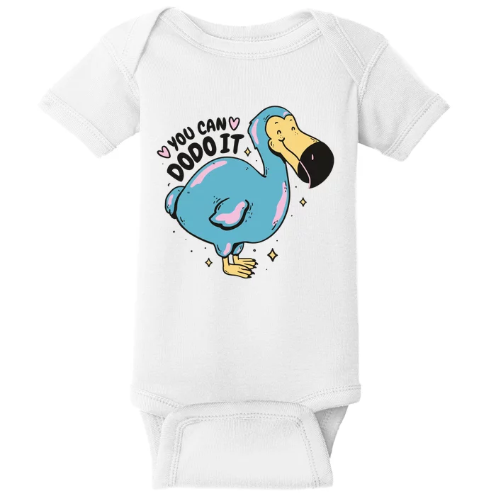 You Can Dodo It Funny Bird Motivational Baby Bodysuit