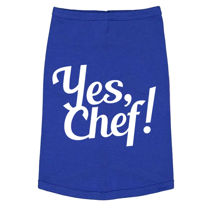 Yes Chef! Funny Novelty Cute Gift Doggie Tank