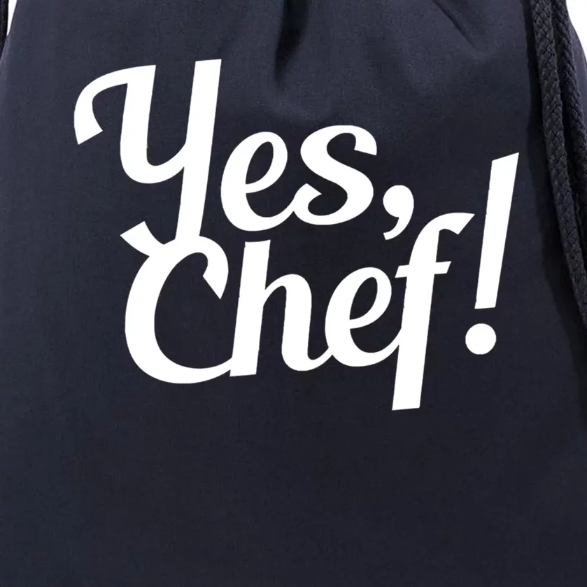 Yes Chef! Funny Novelty Cute Gift Drawstring Bag