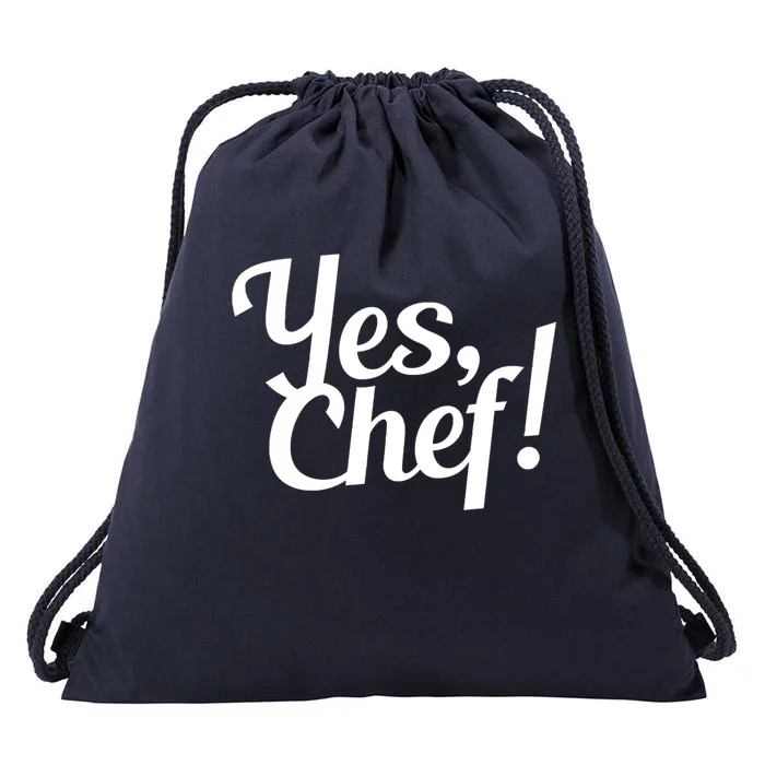 Yes Chef! Funny Novelty Cute Gift Drawstring Bag