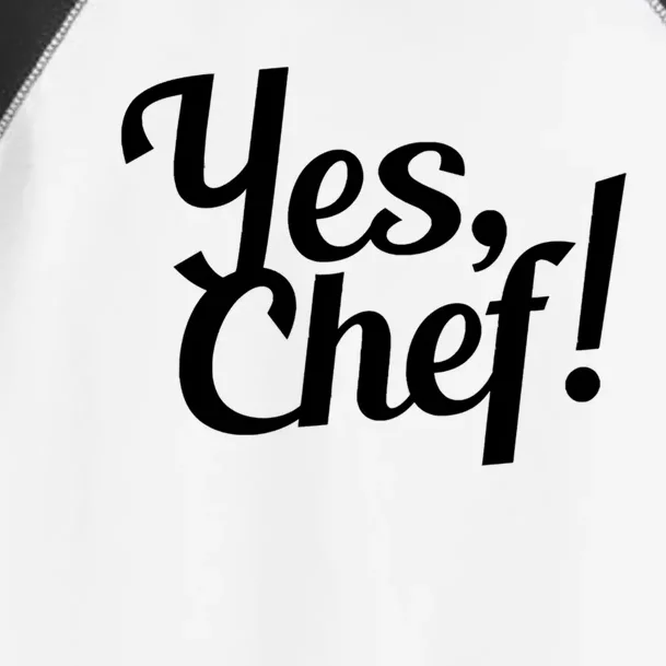 Yes Chef! Funny Novelty Cute Gift Toddler Fine Jersey T-Shirt