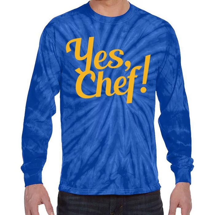 Yes Chef! Funny Novelty Cool Gift Tie-Dye Long Sleeve Shirt