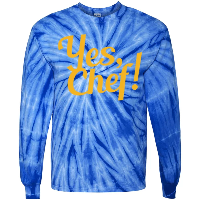 Yes Chef! Funny Novelty Cool Gift Tie-Dye Long Sleeve Shirt