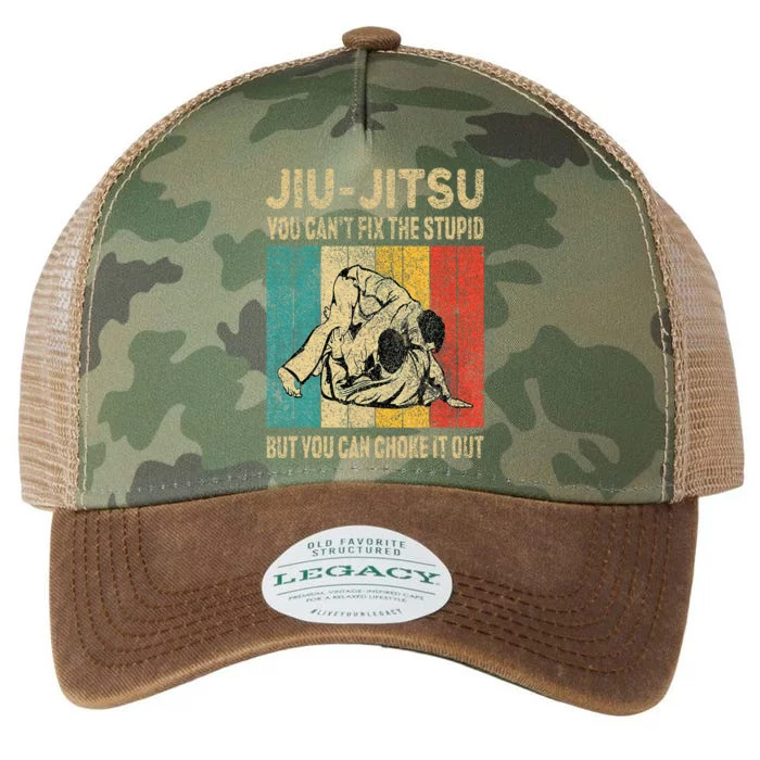 You Can't Fix The Stupid Fun Vintage BJJ Brazilian Jiu Jitsu Legacy Tie Dye Trucker Hat