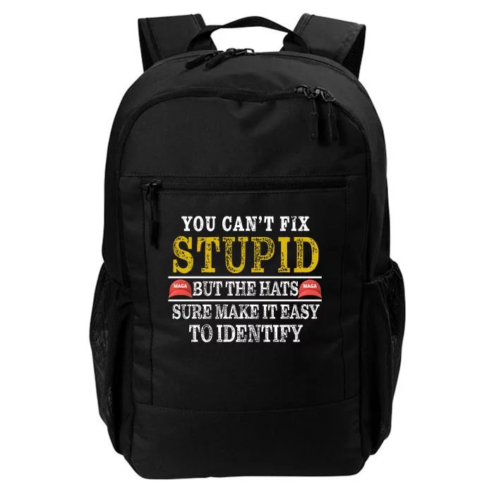 You Can't Fix Stupid But The Hats Sure Make It Easy To Identify Funny Daily Commute Backpack