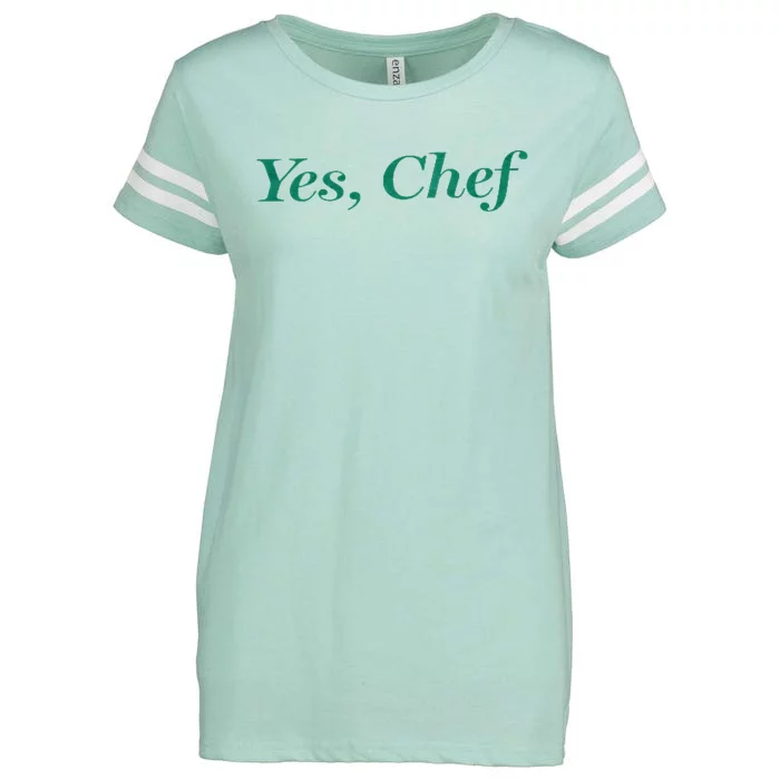 Yes Chef Funny Enza Ladies Jersey Football T-Shirt