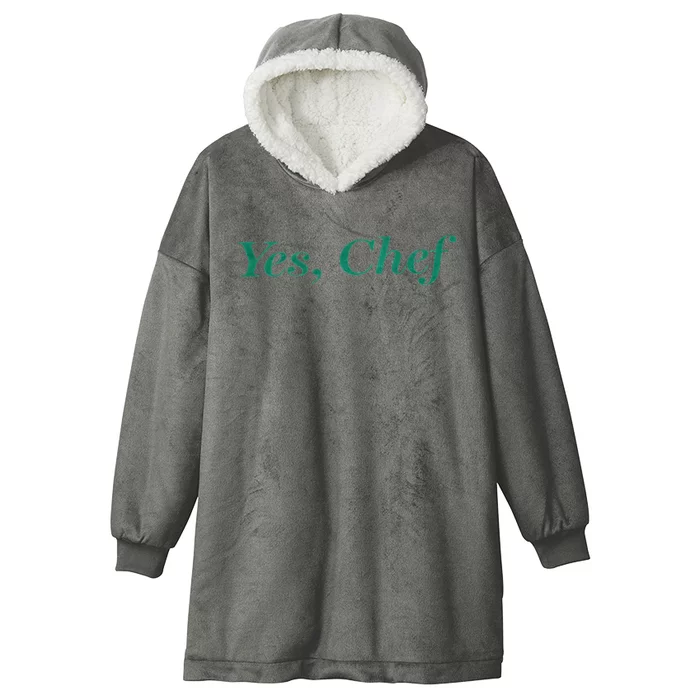 Yes Chef Funny Hooded Wearable Blanket