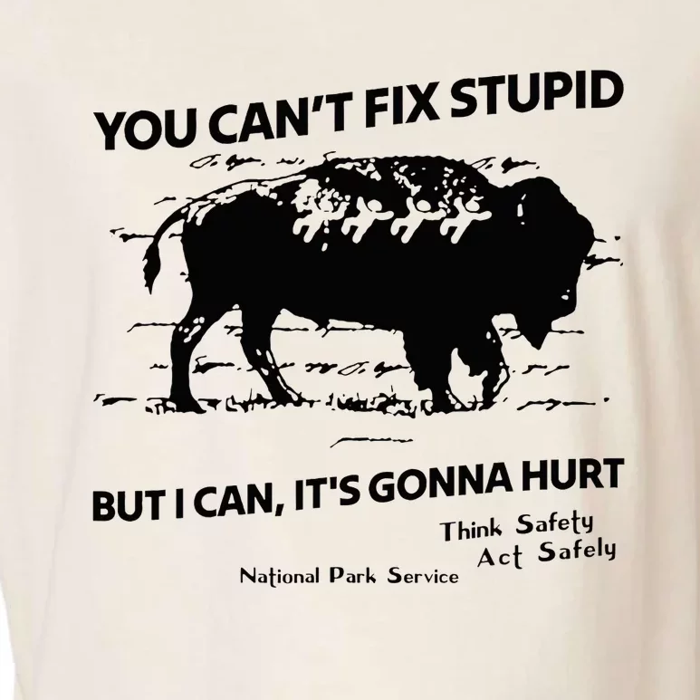 You Can’T Fix Stupid But I Can ItS Gonna Hurt Funny Quote Garment-Dyed Women's Muscle Tee