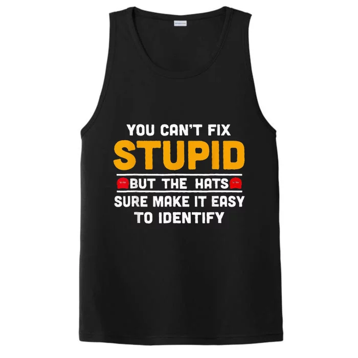 You CanT Fix Stupid But The Hats Make It Easy To Identify Performance Tank