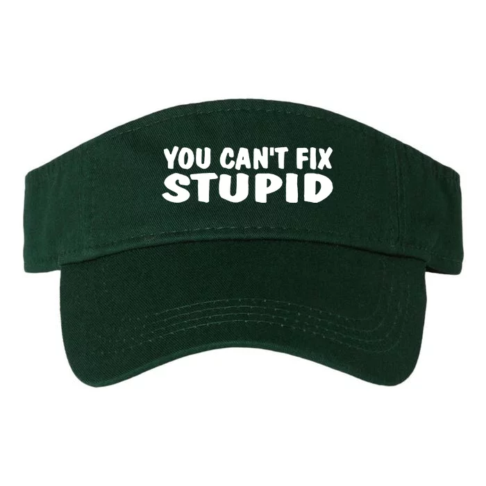 You CanT Fix Stupid Valucap Bio-Washed Visor