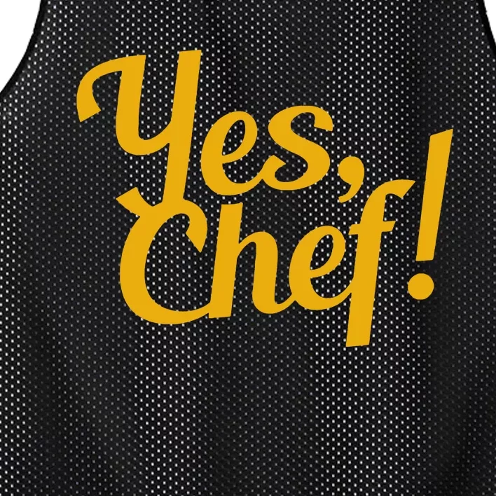 Yes Chef Funny Novelty Mesh Reversible Basketball Jersey Tank