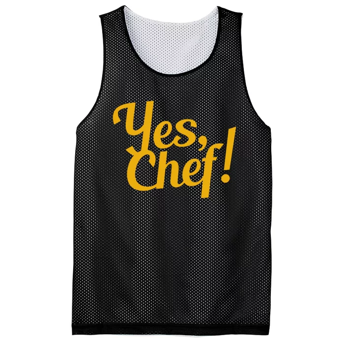 Yes Chef Funny Novelty Mesh Reversible Basketball Jersey Tank