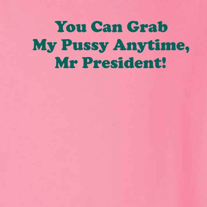 You Can Grab My Pussy Anytime Toddler Long Sleeve Shirt