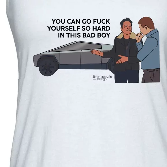 You Can Go Fuck Yourself So Hard In This Bad Boy Ladies Essential Flowy Tank