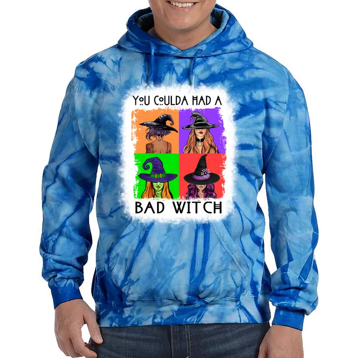 You Coulda Had A Bad Witch Halloween Basic Witch Lover Funny Cool Gift Tie Dye Hoodie