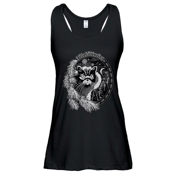 Yule Cat Jolakotturinn Icelandic Christmas Cat Ladies Essential Flowy Tank