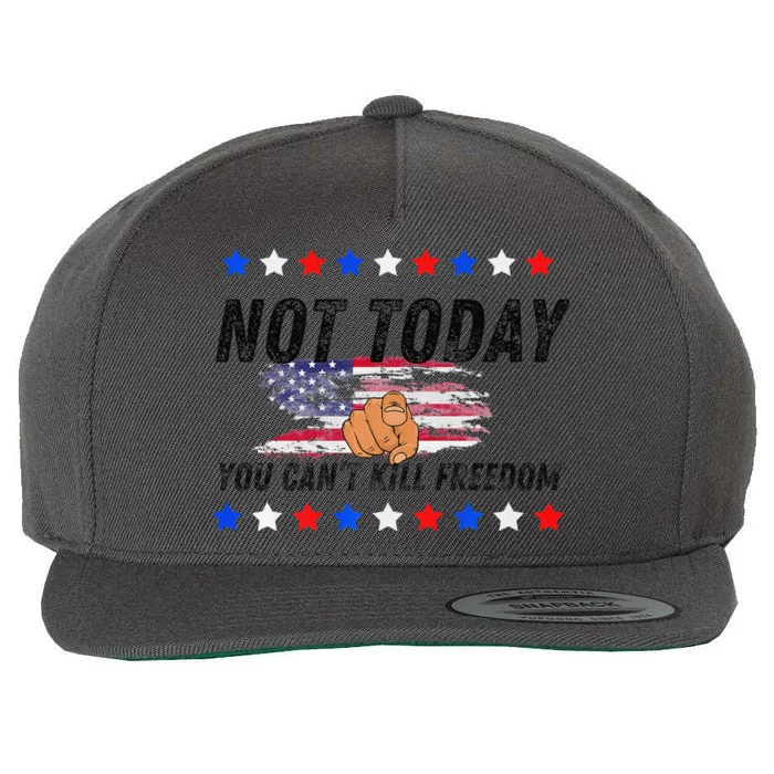 You CanT Kill Freedom Premium Wool Snapback Cap