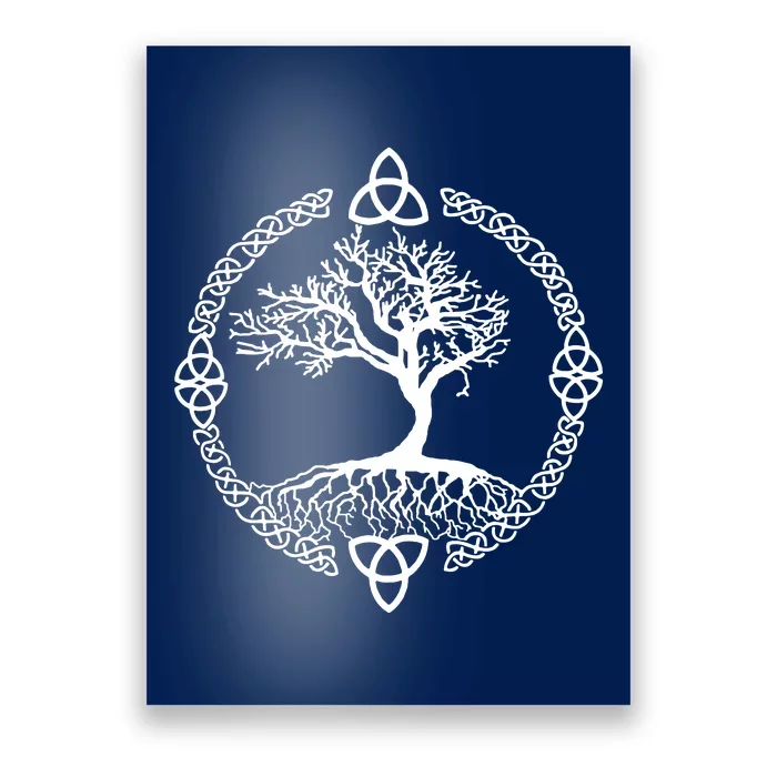 Yggdrasill Celtic Knot Poster