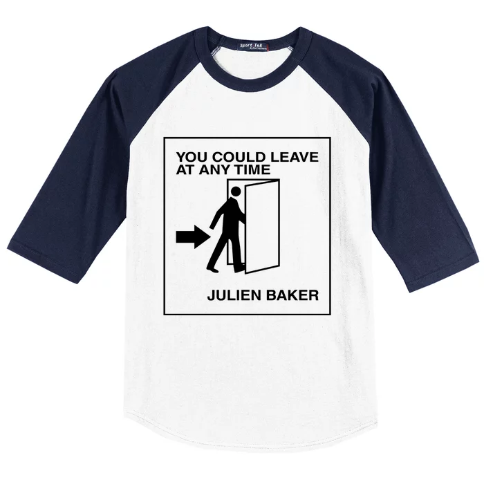 You Could Leave At Any Time Julien Baker Baseball Sleeve Shirt