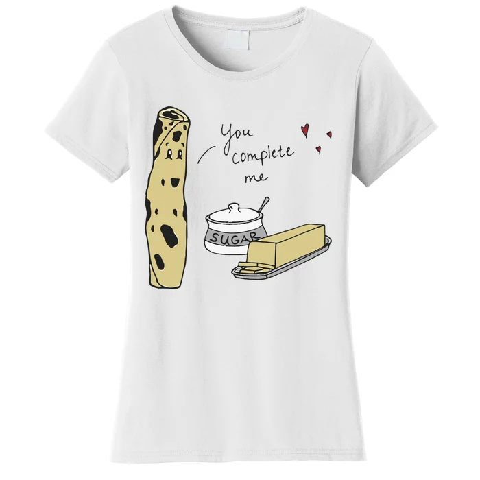 You Complete Me Lefse Sugar Butter Minnesota Women's T-Shirt